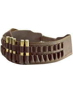 Cartouchière - Cuir fleur doublé