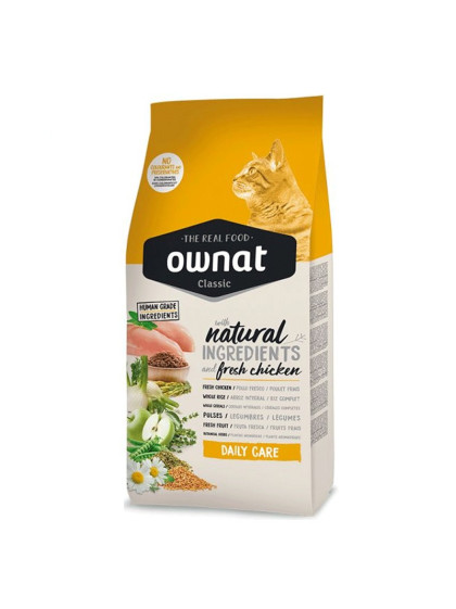 Croquettes pour chat Classic Daily Care Ownat 4kg