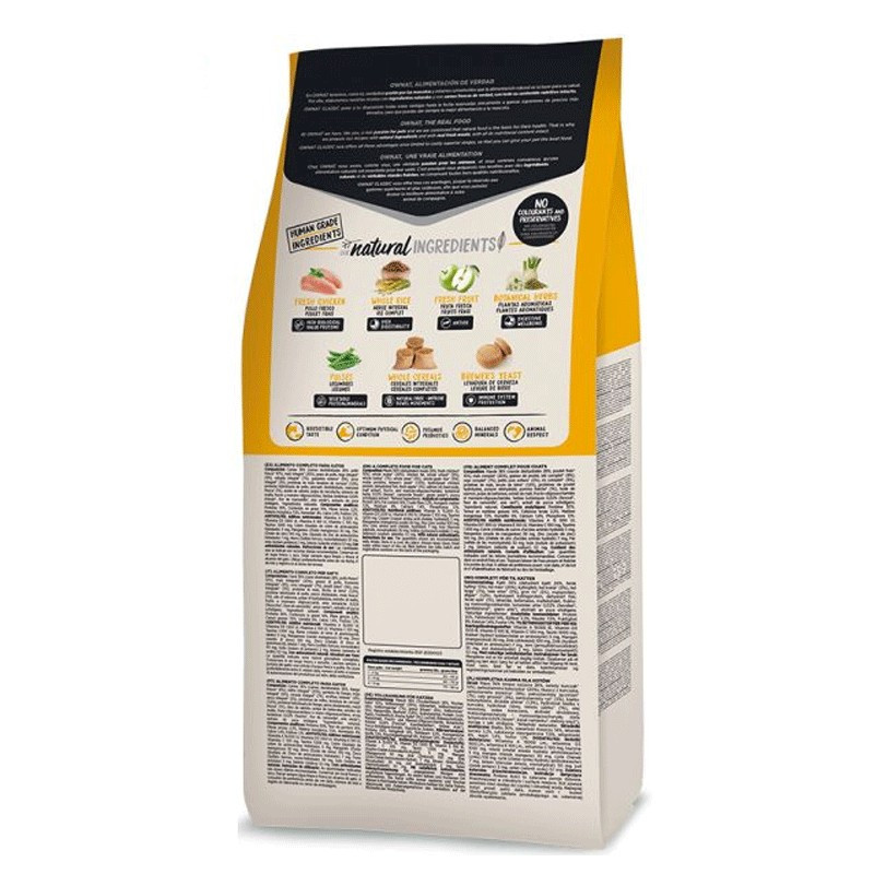 Croquettes pour chat Classic Daily Care Ownat 4kg