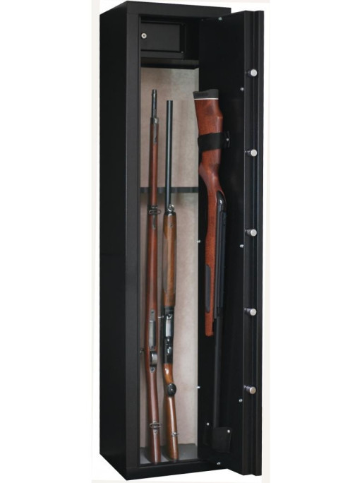 Armoire forte Sentinel 6 armes avec lunette + 1 dans la porte - Coffre intérieur