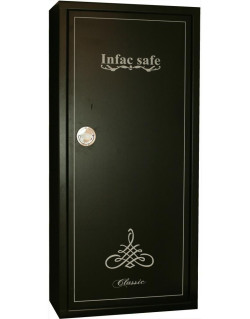 Armoire Forte Classic 11 armes avec lunette + 3 dans la porte - Coffre intérieur - Étagères Amovibles