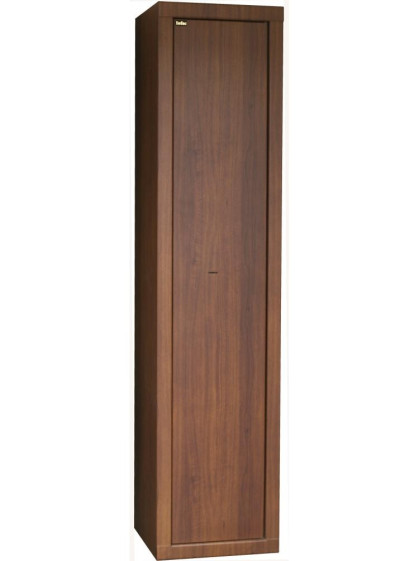 Armoire Forte Couleur Bois 6 armes avec lunettes + 1 dans la porte- Coffre intérieur