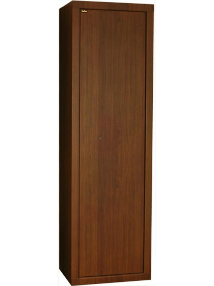Armoire Forte Couleur Bois 8 armes avec lunette + 2 dans la porte - Coffre Intérieur