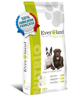 Croquettes chien Everland Nutrio Adultes Slim 15Kgs