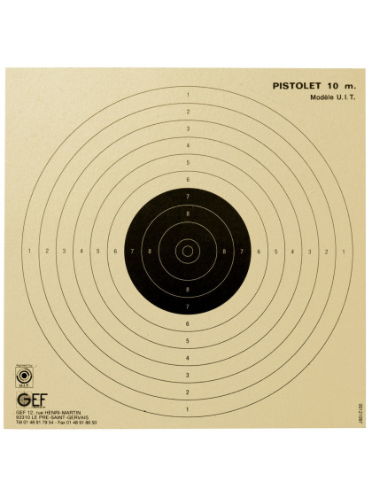 Cibles Pistolet 10m