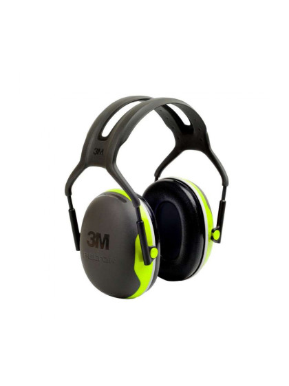 Casque Peltor X4A noir/vert fluo