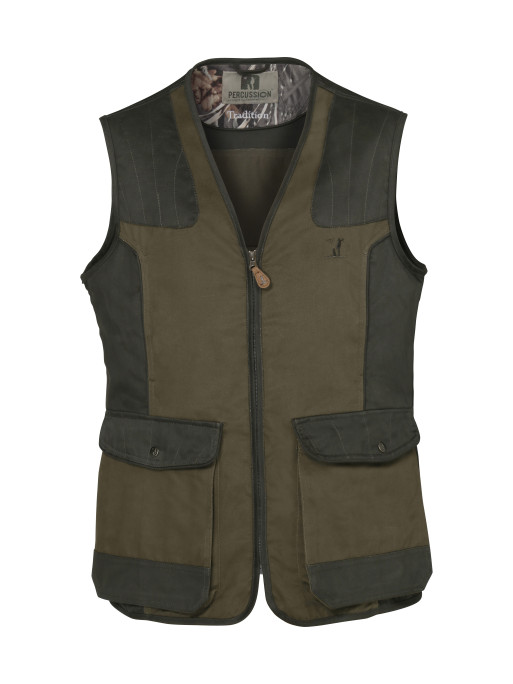 Gilet de Chasse Percussion Tradition Brodé