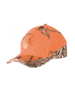 Casquette camouflage orange...
