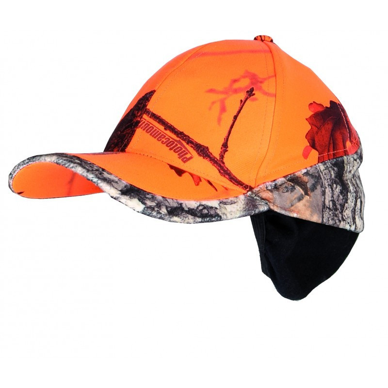 Casquettes Somlys chaude avec cache oreilles - ORANGE 906C