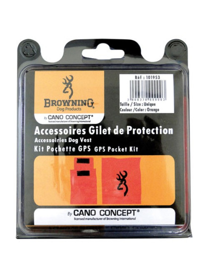 Kit pochette GPS / Bipper gilet protection Browning 