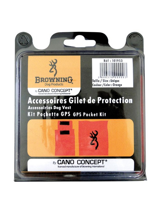 Kit pochette GPS / Bipper gilet protection Browning 