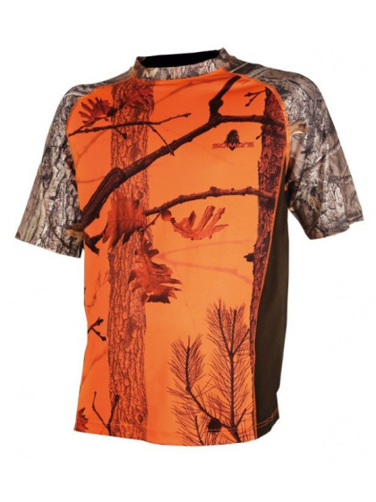 T-shirt Somlys manche courte - camouflage orange