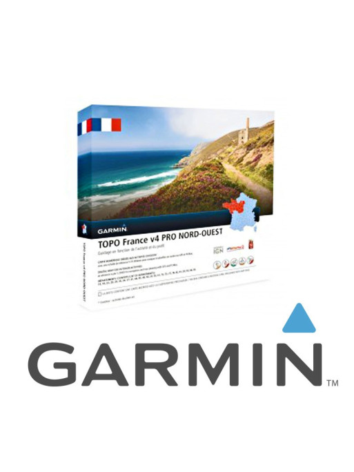 Carte topo garmin V4 Pro Nord Ouest