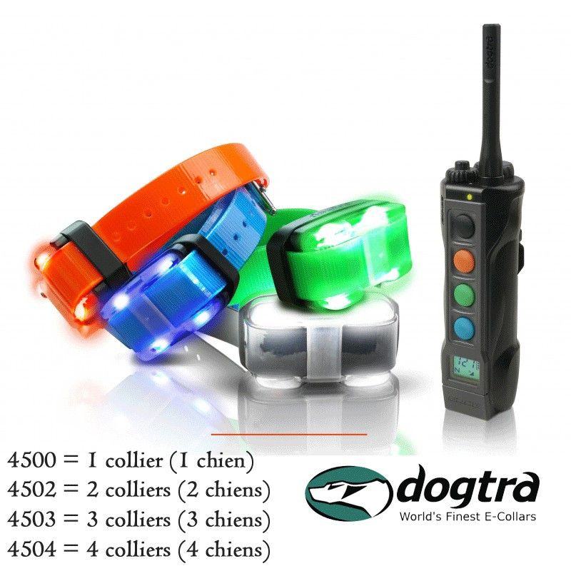 DOGLinsen Collier de Dressage pour Chien sans Choc, Portée de 1000m, 4 Modes (Lumière, Son, Vibration, Son+Vibration) - Adapté aux Chiens de Toutes Tailles (Bleu DOGLinsen Collier de Dressage pour Chien sans Choc, Portée de 1000m, 4 Modes (Lumière, Son, Vibration, Son+Vibration) - Adapté aux Chiens de Toutes Tailles (Bleu