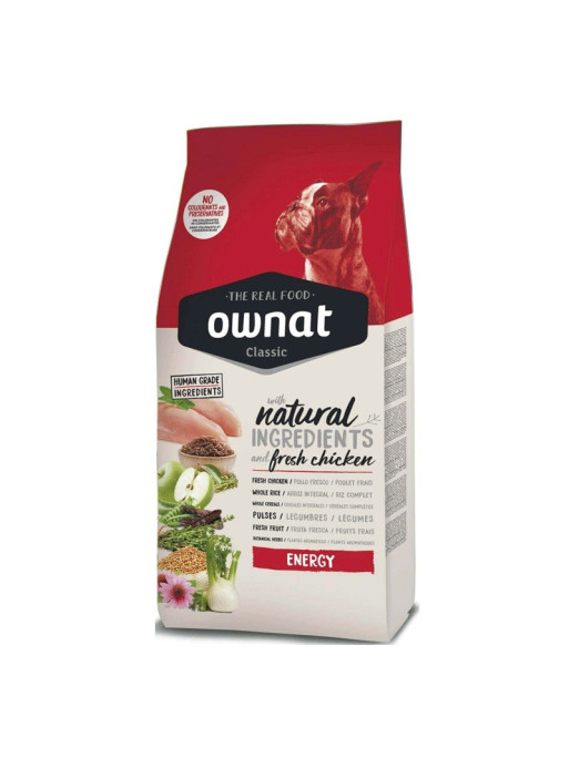 Croquettes pour chien Classic Energy Ownat 4kg