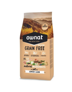 Croquettes pour chien Grain Free Prime Junior Lamb Ownat 3 kg