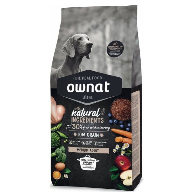 Croquettes Ultra Medium Adult Ownat 14kg