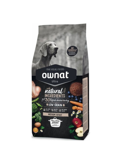 Croquettes Ultra Medium Adult Ownat 14kg