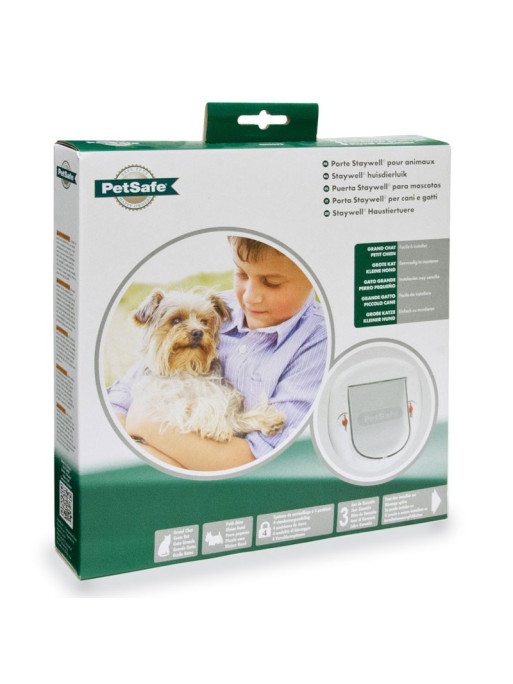Porte Staywell grand chat/ petit chien 4 positions PetSafe