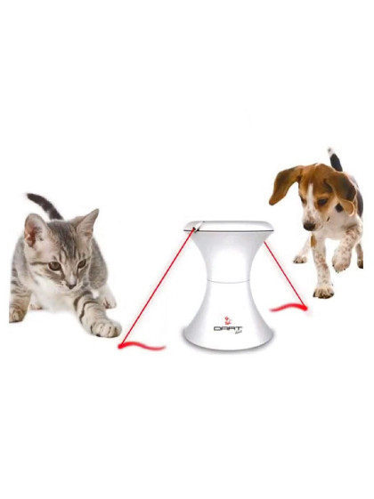 Jouet laser rotatif Frolicat Dart DUO chat et chien PetSafe