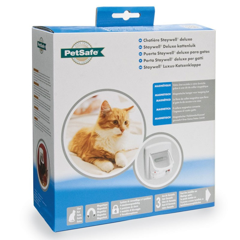 Porte Staywell magnétique Deluxe 4 positions PetSafe - chats et chien