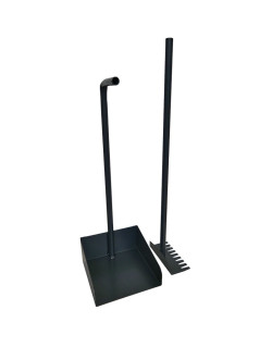 Ensemble pelle et rateau de nettoyage chenil