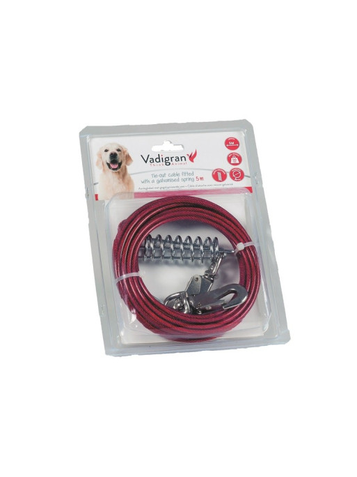 Cable d'attache 5m plus crochet amortisseur