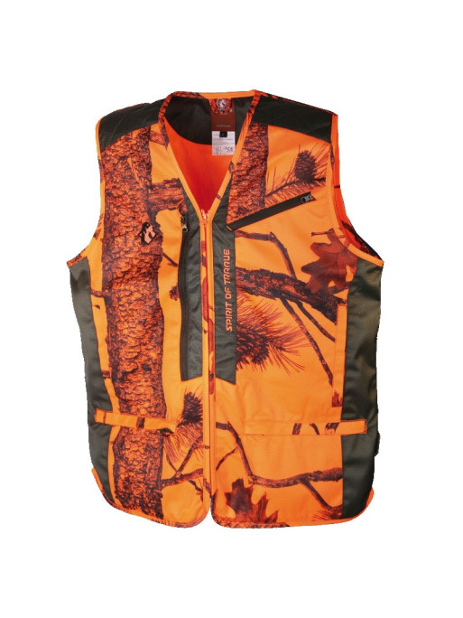 Gilet anti-ronce Camo orange Somlys