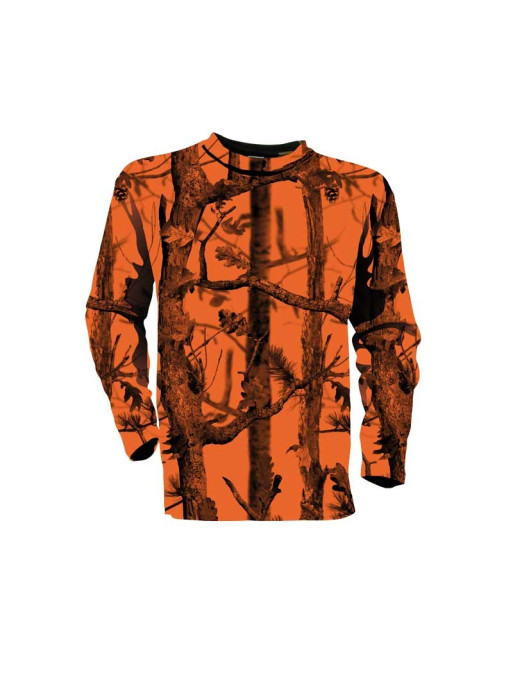 T-Shirt Manches Longues Fluo GhostCamo Percussion