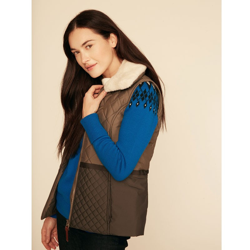 gilet polaire sans manche homme aigle