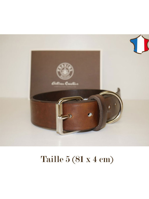 Collier en Cuir Pour Grand Chien Pravins