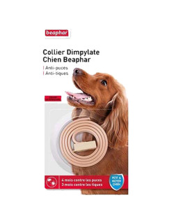 Collier Dimpylate chien Beaphar anti-puces et tiques