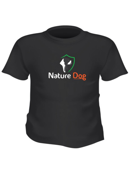 T-shirt Nature Dog homme logo tête de chien