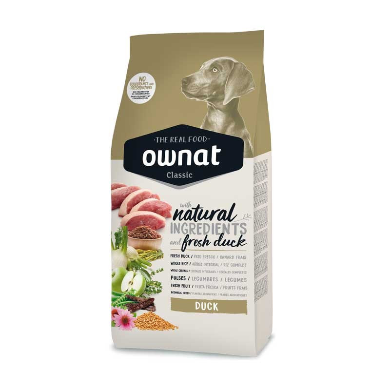 Croquettes Classic Duck Ownat 15Kgs Croquettes Classic Duck Ownat 15Kgs