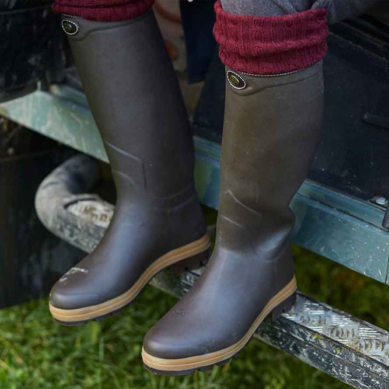 Bottes Saint-Hubert Héritage Le Chameau doublées cuir