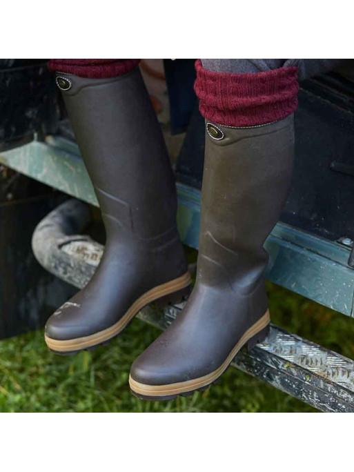 Bottes Saint-Hubert Héritage Le Chameau doublées cuir