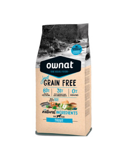 Croquettes Just Grain Free Truite Ownat 3kg