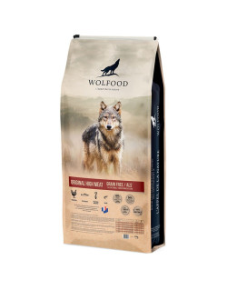 Croquettes Original High Meat Wolfood 12kg