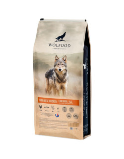 Croquettes Chicken Rice 38/18 ALS Wolfood 12Kg
