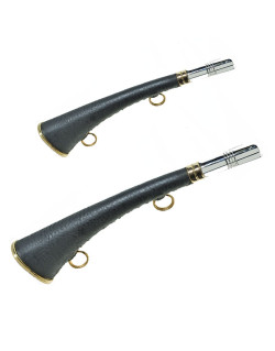 Corne de chasse plate gainée