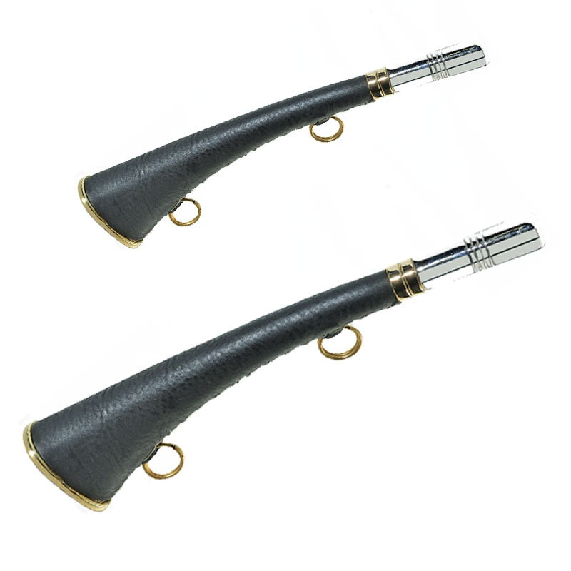 Corne de Chasse Plate en Laiton