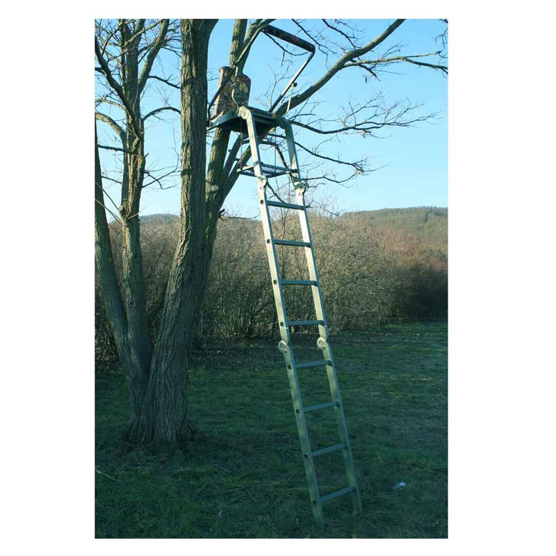 Echelle d'affût aluminium repliable 2,70m Echelle d'affût aluminium repliable 2,70m