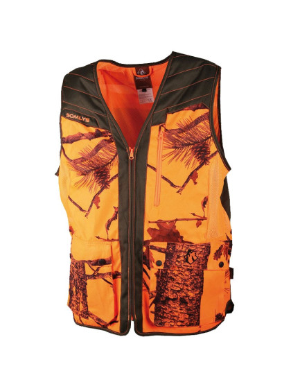 Gilet Orange Camouflage Somlys