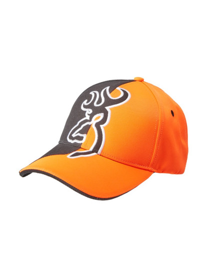 CASQUETTE HALF BLAZE NOIRE/ORANGE