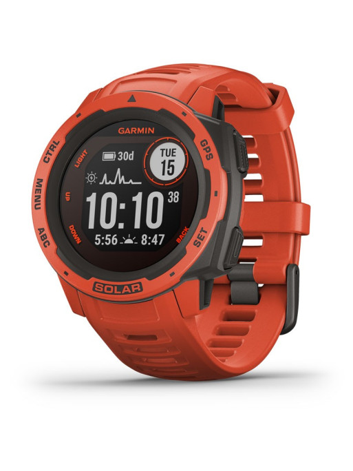 Montre GPS multifonction Garmin Instinct Solar Orange