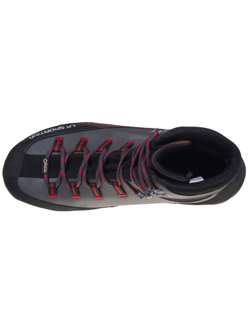 Chaussures Trango TRK Leather GTX La Sportiva Carbon/ Chili