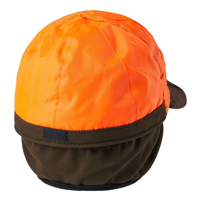 Casquette Muflon safety réversible Orange/Kaki