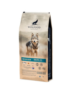 Croquettes High Blue Poisson Grain free Wolfood
