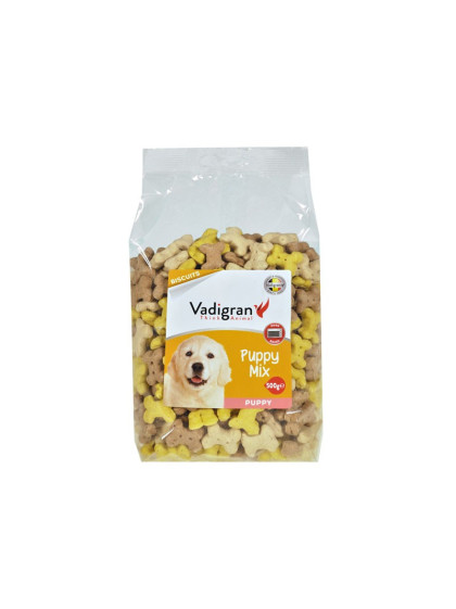 Snack Chien Biscuits Puppy Mix 500g Vadigran