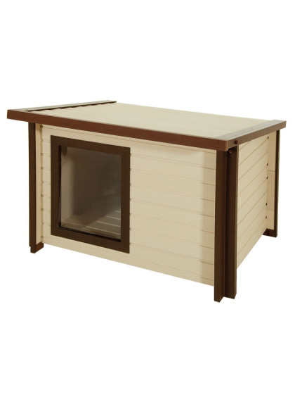 Niche PolyWood Mendoza 2 beige/brun 108x82.5x75cm Vadigran